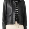 Cross S02 Kayla Craig Black Leather Jacket