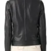 Cross S02 Kayla Craig Black Leather Jacket Back