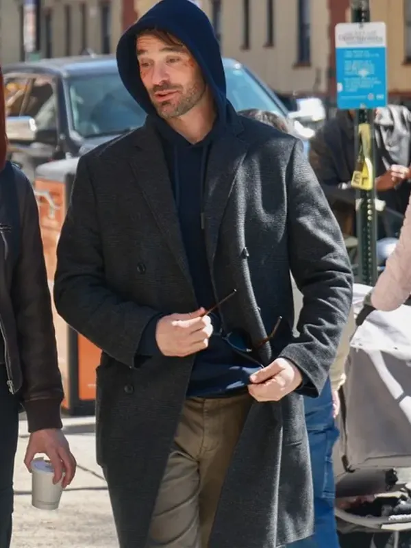 Daredevil Born Again Charlie Cox Grey Coat