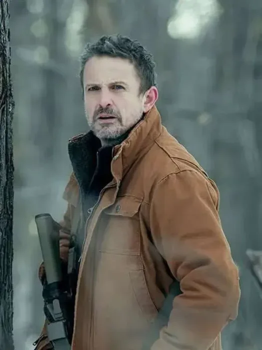 David Lyons The Night Agent Brown Cotton Jacket