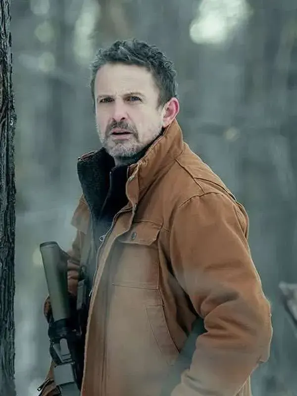 David Lyons The Night Agent Brown Cotton Jacket