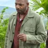 Death in Paradise Don Gilet Green Cotton Jacket