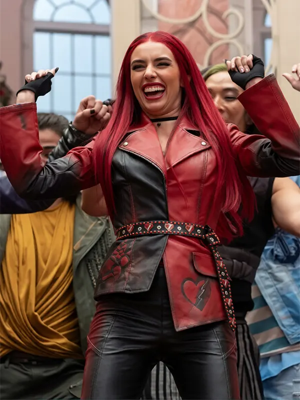 Descendants Wicked Wonderland Princess Red Leather Blazer