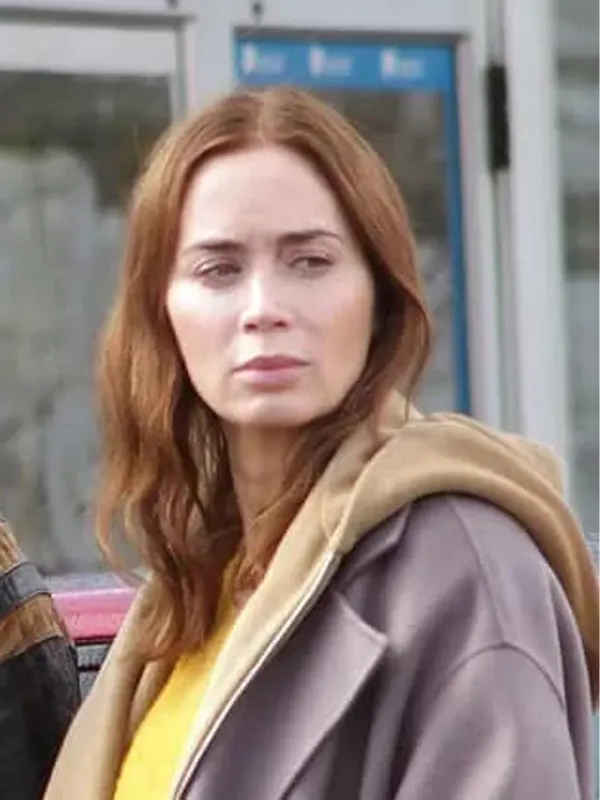 Disclosure Day Emily Blunt Long Coat