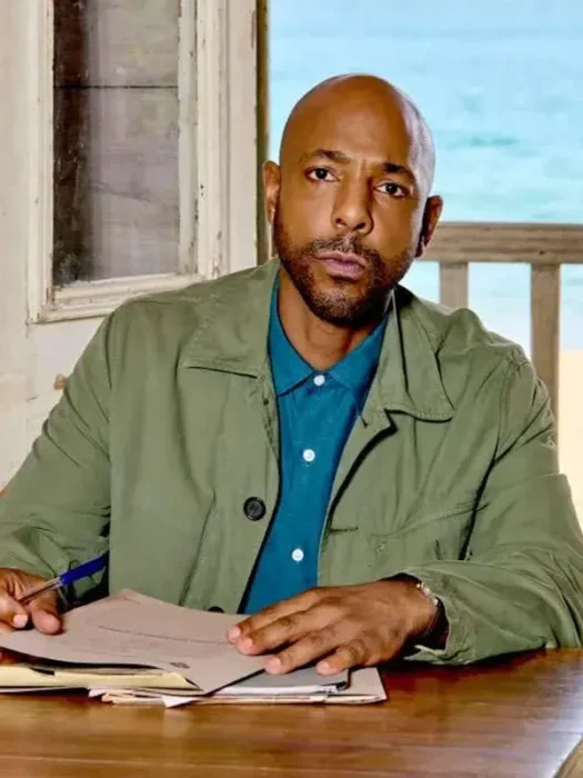 Don Gilet Death in Paradise Cotton Green Jacket