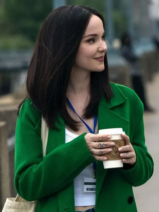 Dove Cameron 56 Days Green Coat