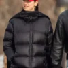 Dua Lipa Black Puffer Jacket