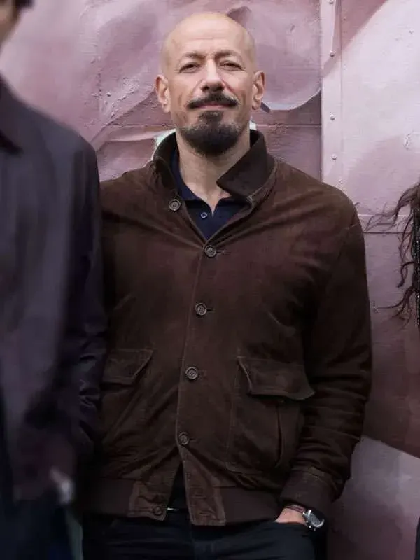 Eagles of the Republic 2026 Tarik Saleh Brown Jacket