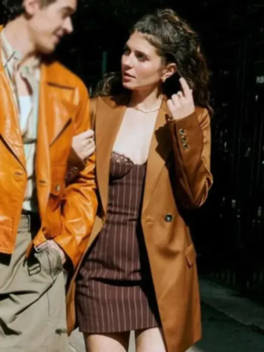 Emily Bader People We Meet on Vacation Brown Coat