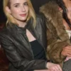 Emma Roberts Event 2026 Leather Jacket