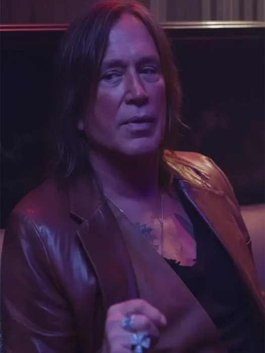 Gargos Bring the Law Brown Leather Blazer