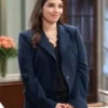 General Hospital Amanda Setton Blue Blazer