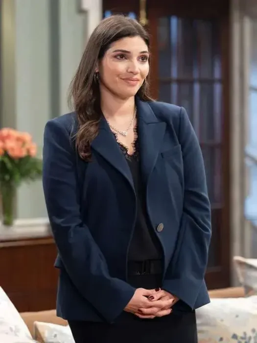 General Hospital Amanda Setton Blue Blazer