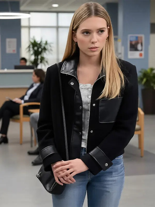 General Hospital Charlotte Cassadine Black Jacket