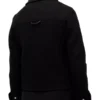 General Hospital Charlotte Cassadine Wool Black Jacket Back