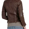 General Hospital Felicia Jones Leather Brown Jacket
