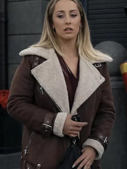 General Hospital Josslyn Jacks Brown Jacket