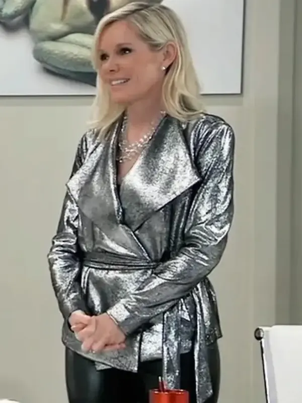 General Hospital Maura West Metallic Blazer