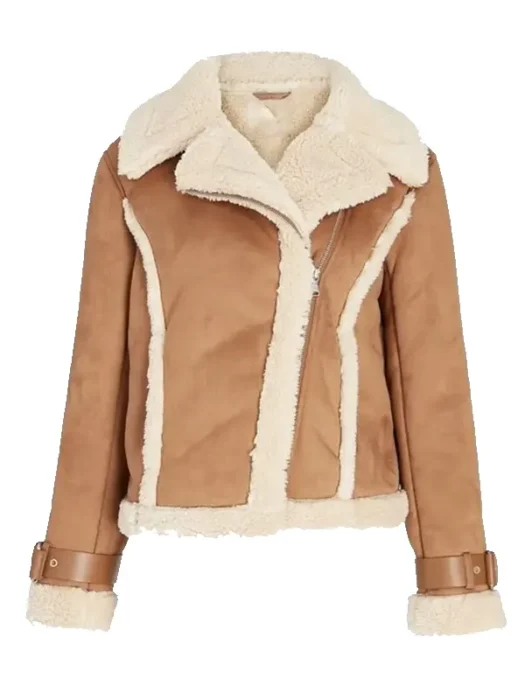 General Hospital Paige Herschell Brown Leather Jacket