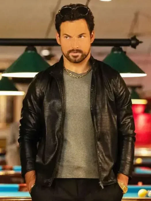 Giacomo Gianniotti Wild Cards Leather Jacket
