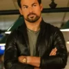 Giacomo Gianniotti Wild Cards S03 Leather Jacket