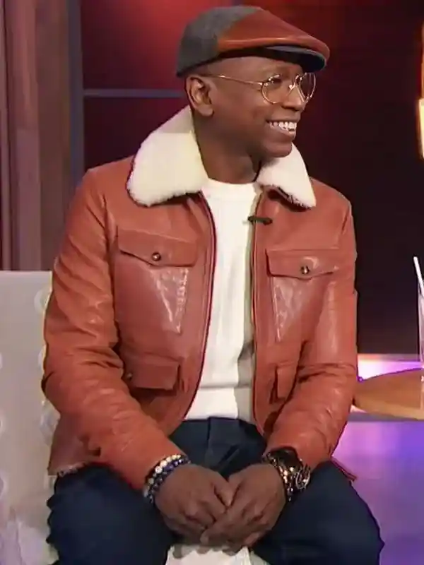 Guy Torry Sherri Leather Brown Jacket