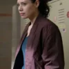 Hanako Greensmith Chicago Fire S14 Maroon Jacket