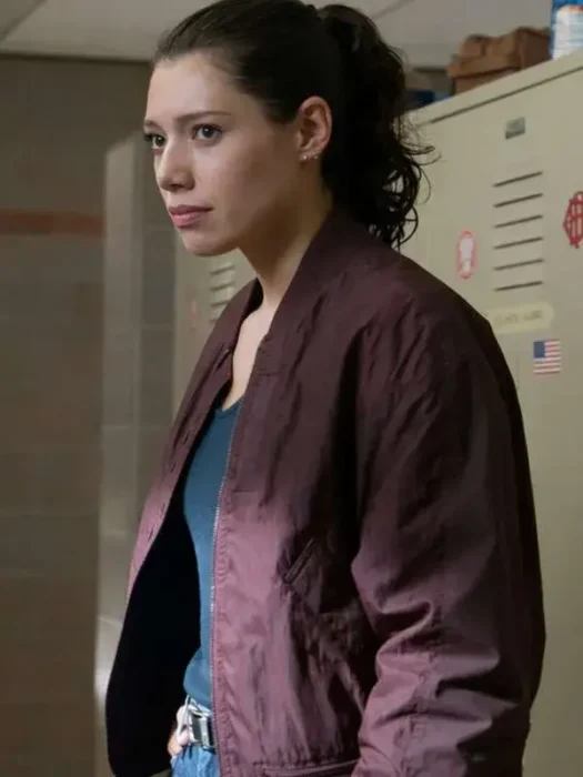 Hanako Greensmith Chicago Fire S14 Maroon Jacket