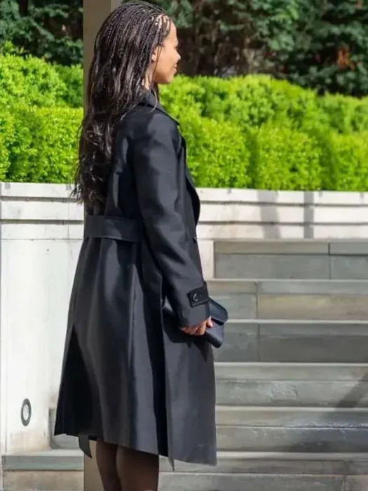 Harper Stern Industry Black Trench Coat