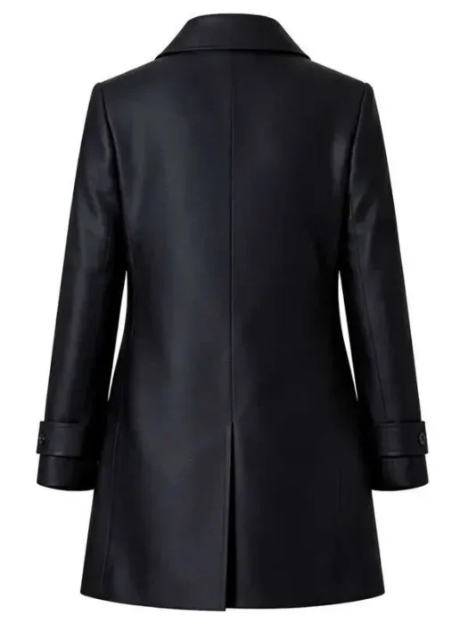 Harper Stern Industry S04 Black Trench Coat Back