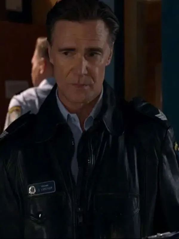 Home and Away Jeremy Lindsay Taylor Police Leather Jacket