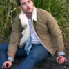 Home and Away Nicholas Cartwright Brown Sherpa Jacket