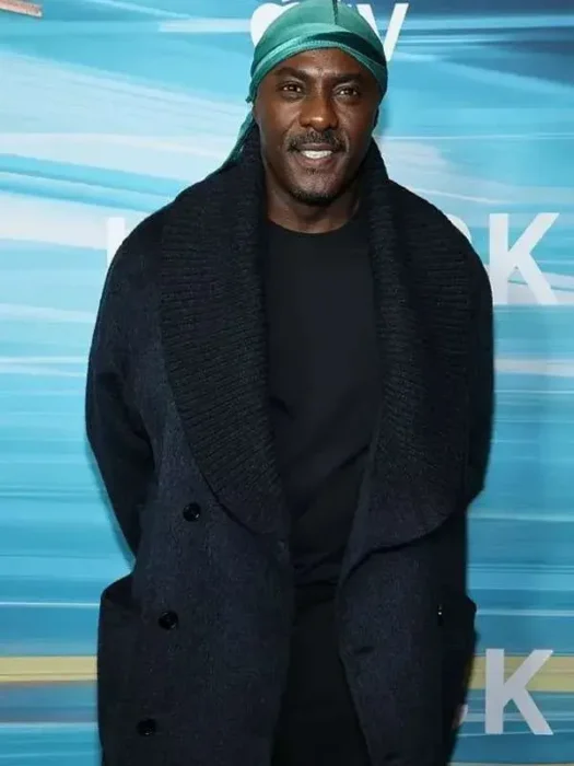 Idris Elba Hijack 2026 Wool Coat
