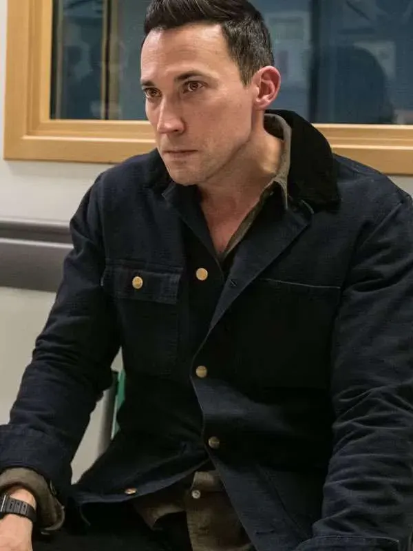 Jack Hodgson Silent Witness Black Cotton Jacket