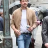 Jack Ryan Movie Beige Jacket