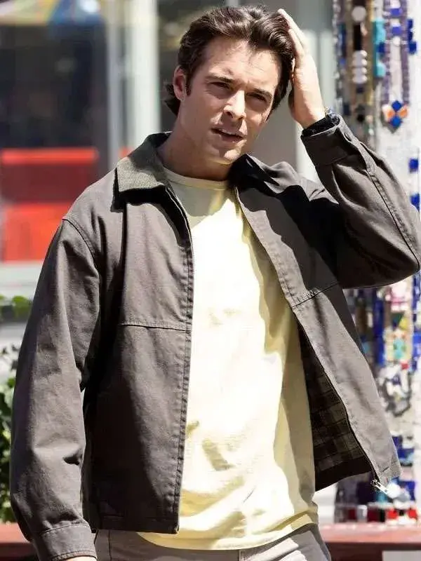 Jake Griffin Law and Order SVU Grey Cotton Jacket
