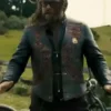 Jason Momoa The Wrecking Crew Black Leather Vest