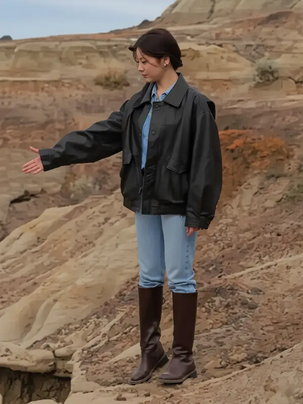 K-Drama Icon Go Youn Jung Classic Brown Jacket