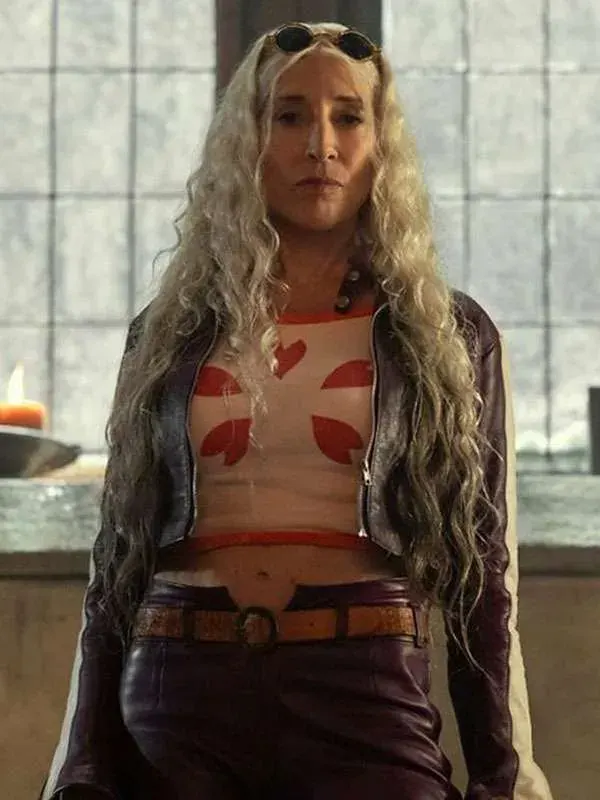 Katey Sagal One Piece Leather Jacket