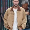 Keanu Reeves Outcome Brown Jacket