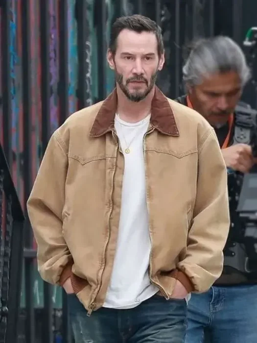 Keanu Reeves Outcome Brown Jacket