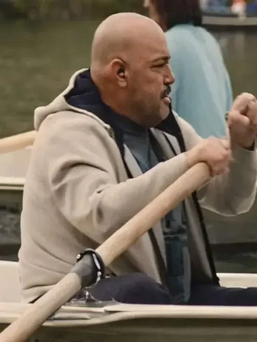 Kevin James Hooded Beige Jacket