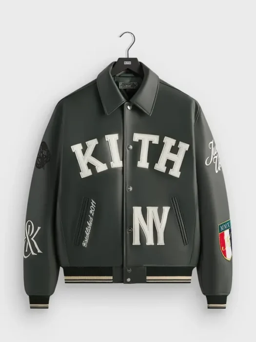 Kith Leather Varsity Jacket