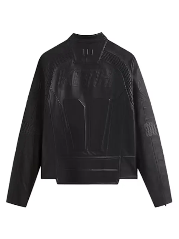Kith x Batman Wayne Industries Moto Jacket Back