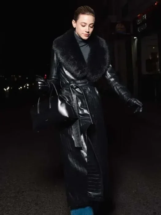 Lili Reinhart Black Coat