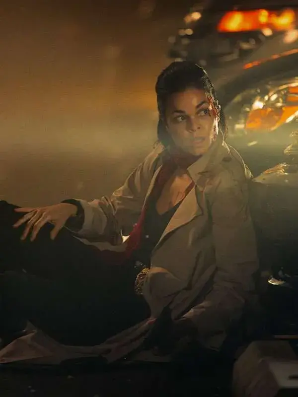 Lina Esco The Rip Trench Coat