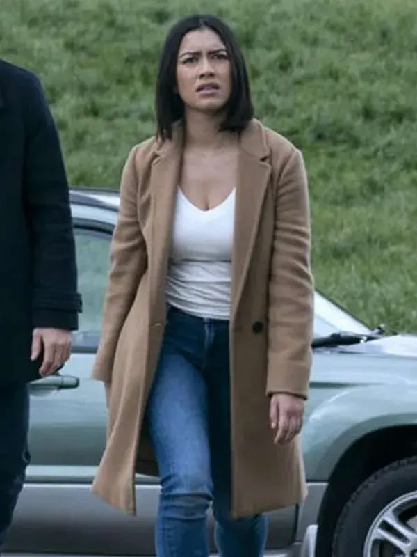 Luciane Buchanan The Night Agent Brown Coat