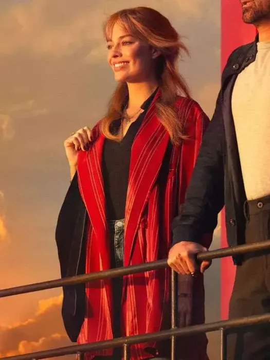 Margot Robbie A Big Bold Beautiful Journey Coat