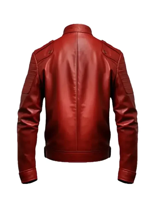 Mens_Red_Leather_Biker_Jacket_Back