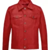 Mens_Red_Trucker_Leather_Jacket